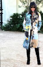 NAOMI CAMPBELL at Burberry London in Los Angeles Event in Los Angeles