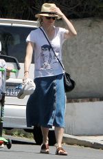 NAOMI WATTS Out and About in Brentwood 04/19/2015