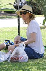 NAOMI WATTS Out for Lunch at Farmers Market in Brentwood