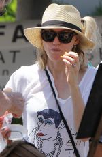 NAOMI WATTS Out for Lunch at Farmers Market in Brentwood