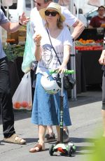 NAOMI WATTS Out for Lunch at Farmers Market in Brentwood