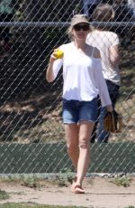 NAOMI WATTS Playing at a Park in Los Angeles