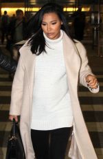 NAYA RIVERA at Ronald Reagan Airport in Washington 04/23/2015