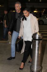 NAYA RIVERA at Ronald Reagan Airport in Washington 04/23/2015
