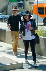 NAYA RIVERA Out for Lunch in Silver Lake