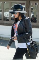 NAYA RIVERA Out for Lunch in Silver Lake