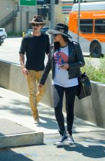 NAYA RIVERA Out for Lunch in Silver Lake