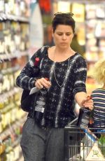 NEVE CAMPBELL at Grocery Shopping in Hollywood