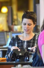 NEVE CAMPBELL at Grocery Shopping in Hollywood