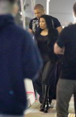NICKI MINAJ Arrives at The Forum in Inglewood