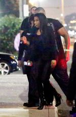 NICKI MINAJ Arrives at The Forum in Inglewood
