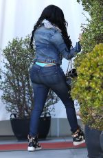 NICKI MINAJ Out and About in Los Angeles 04/28/2015