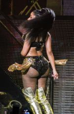 NICKI MINAJ Performs on the Pinkprint Tour in Birmingham