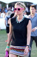 NICKY HILTON at Coachella Music Festival, Day 3