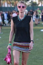 NICKY HILTON at Coachella Music Festival, Day 3
