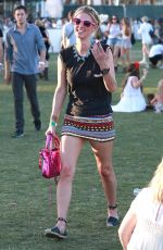 NICKY HILTON at Coachella Music Festival, Day 3