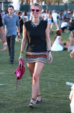 NICKY HILTON at Coachella Music Festival, Day 3