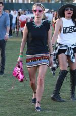 NICKY HILTON at Coachella Music Festival, Day 3