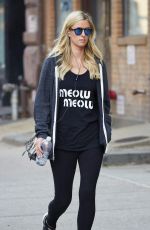 NICKY HILTON Heading to a Gym in East Village