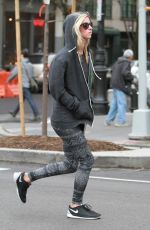 NICKY HILTON Heading to a Gym in New York 04/17/2015
