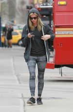 NICKY HILTON Heading to a Gym in New York 04/17/2015