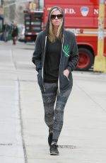 NICKY HILTON Heading to a Gym in New York 04/17/2015