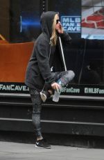 NICKY HILTON Heading to a Gym in New York 04/17/2015