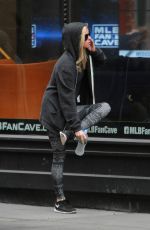 NICKY HILTON Heading to a Gym in New York 04/17/2015