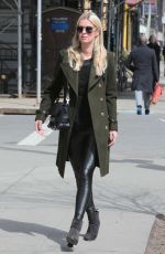 NICKY HILTON in Leather Pants Out in Beverly Hills