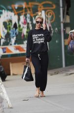 NICKY HILTON Out and About in New York 04/20/2015