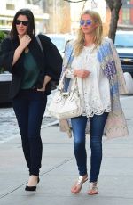 NICKY HILTON Out and About in New York 04/21/2015