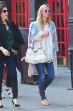 NICKY HILTON Out and About in New York 04/21/2015