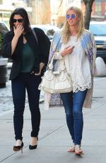 NICKY HILTON Out and About in New York 04/21/2015