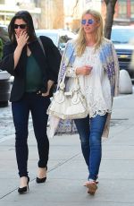 NICKY HILTON Out and About in New York 04/21/2015