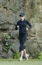 NICOLE KIDMAN Out Jogging in Sydney 04/25/2015