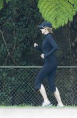 NICOLE KIDMAN Out Jogging in Sydney 04/25/2015
