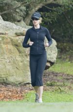NICOLE KIDMAN Out Jogging in Sydney 04/25/2015