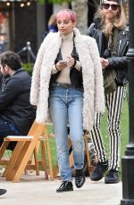 NICOLE RICHIE on the Set of Americana at Brand in Glendale