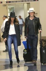 NIKKI REED and Ian Somerhalder Arrives at Los Angeles nternational Airport
