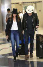 NIKKI REED and Ian Somerhalder Arrives at Los Angeles nternational Airport