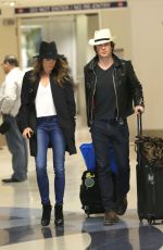 NIKKI REED and Ian Somerhalder Arrives at Los Angeles nternational Airport