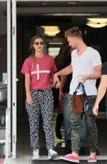 NINA AGDAL Leaves a Dentist Office in Miami