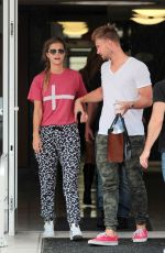 NINA AGDAL Leaves a Dentist Office in Miami