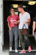 NINA AGDAL Leaves a Dentist Office in Miami