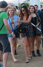 NINA DOBREV at Coachella Music Festival in Indio 04/18/2015