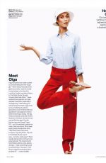 OLHA KURYLENKO in Lucky Magazine, May 2015 Issue