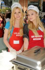 OLIVIA HOLT at Los Angeles Mission Easter Event