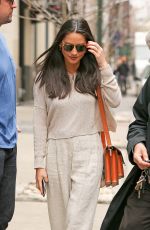 OLIVIA MUNN Out and About in New York 04/17/2015