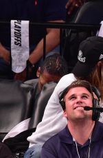 OLIVIA WILDE and Jason Sudeikis at Brooklyn Nets Game in New York