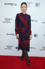 OLIVIA WILDE at Body Team 12 Premiere at 2015 Tribeca Film Festival in New York